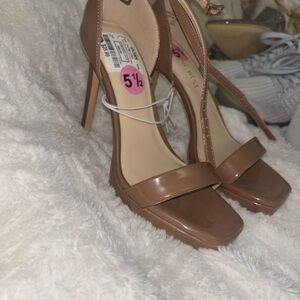 Nine West Tan High Heel Sandals